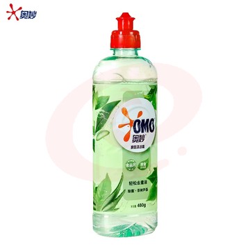 奥妙(OMO)高效洗洁精 食品级酵素 果蔬餐具净洗涤剂 高效去油(480g*24瓶)整箱