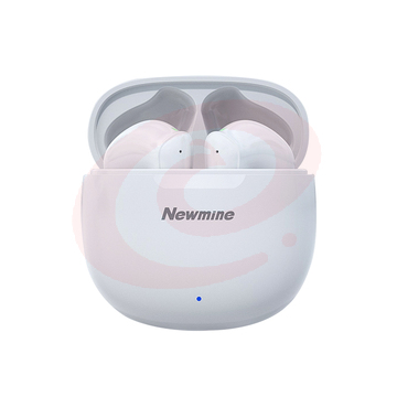 纽曼(Newmine) 蓝牙耳机 L6 双唛降噪半入耳式耳机长续航跑步运动通用苹果华为小米手机的耳机 白色