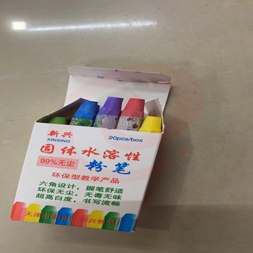 新兴水溶性粉笔 彩色(20只/盒、72盒)