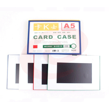 1100138324EA 装得快 JX503 磁性硬胶套 A5 蓝色 10个/盒