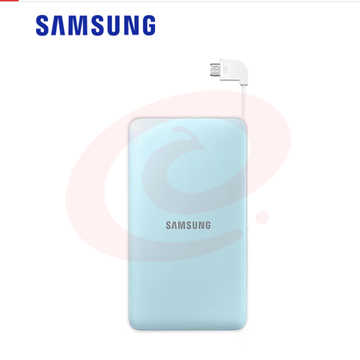 三星(SAMSUNG)原装移动电源 11300毫安充电宝 手机相机平板通用移动电源 柔蓝