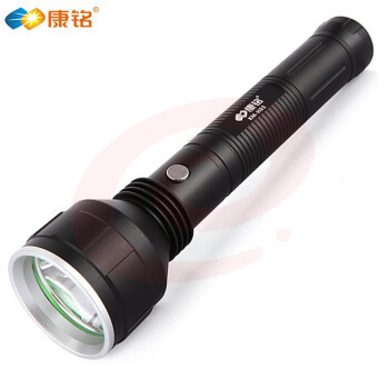 康铭 LED铝合金强光手电筒充电式锂电池户外手电 KM-H03