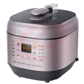 美的（Midea）电压力锅家用5L双内胆一锅双煮 排气不粘锅无水焗开盖住汤粥饭蒸煮MY-EYL5041