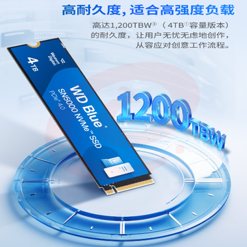 西部数据（WD）SSD固态硬盘 NVMe M.2接口 AI电脑配件 笔记本电脑游戏硬盘 原厂颗粒不虚标不掉速 SN5000 PCle4x4 5150MB/s 大容量 【1TB】