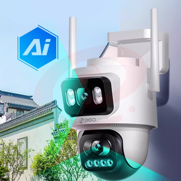 360摄像头D2PRO室外监控器智能摄像头户外360度高清全彩夜视