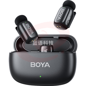 BOYA mini博雅迷你无线领夹麦克风收音麦 手机直播户外采访vlog短视频收音小蜜蜂降噪麦克风 Type-C版